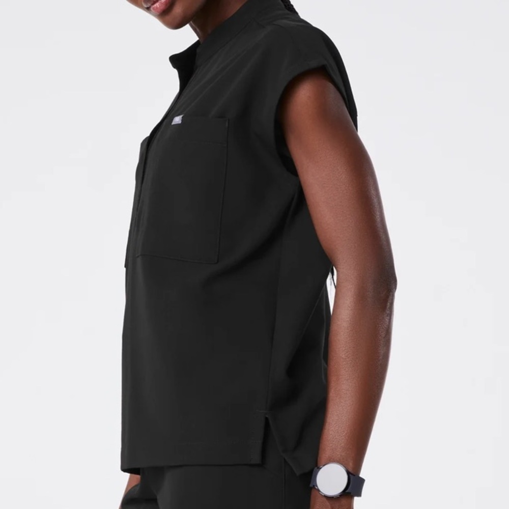 Figs Elegant Black Women Top Only limited edition style - Picture 2 of 7